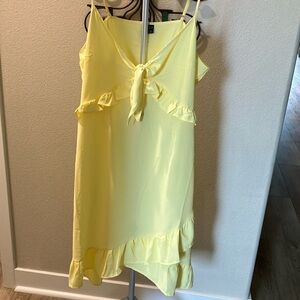 NWOT Vero Moda cut out ruffle adjustment straps sun dress